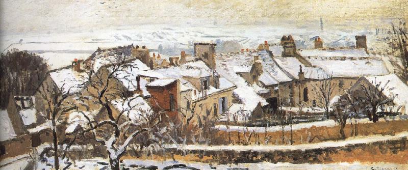 Camille Pissarro Winter Sweden oil painting art